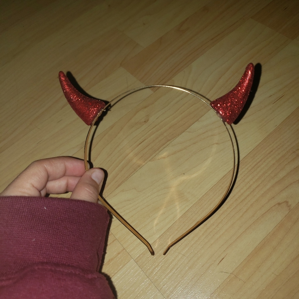 Red Devil metal headband